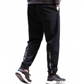 Drawstring Patched High Waisted Joggers Pants