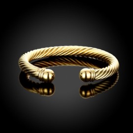 K Gold European and American Simple Popular Opening Lady Bracelet