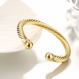 K Gold European and American Simple Popular Opening Lady Bracelet