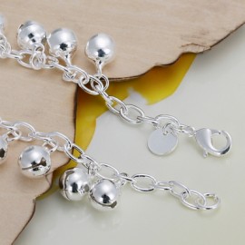 Jingle Bracelet Silver Globe Chain Bracelet
