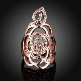 R749 - B New Fashion Jewelry Rose Gold Plated Ring