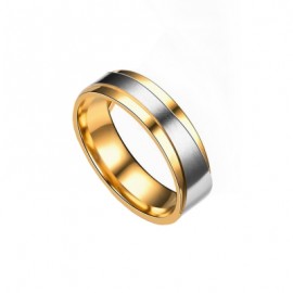 Men\'s Steel Lovers Gold-Plated Rings 01171 Personality Gifts Jewelry