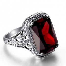 Fashion Vintage Ruby Engagement Ring