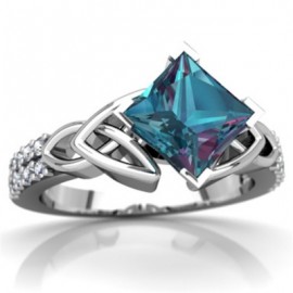 Exquisite Jewelry Princess Mystic Rainbow Ring